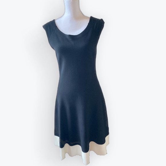 EUC Eliza J Color Block Fit and Flare Dress - Picture 2 of 5